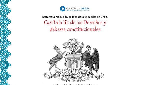 Constitución de Chile: De los Derechos y Deberes constitucionales