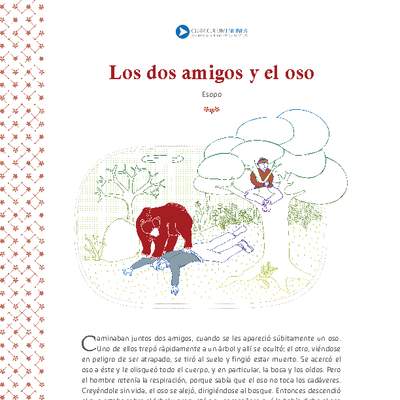 Los dos amigos y el oso