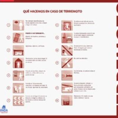 ¿Que hacemos en caso de terremoto?