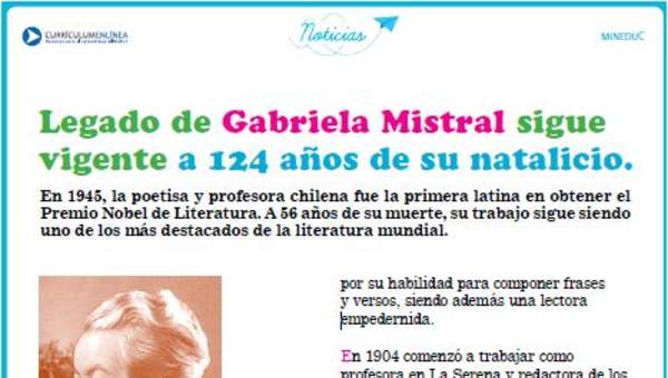 Legado de Gabriela Mistral