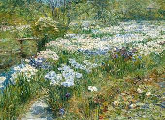 El jardín de agua de Childe Hassam