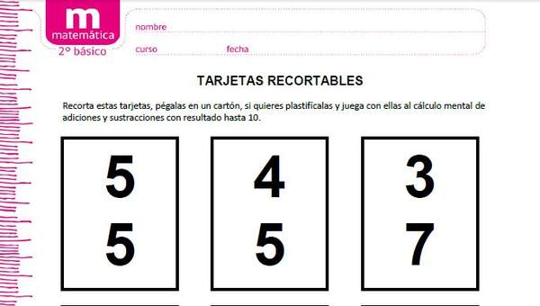 Tarjetas recortables (I)