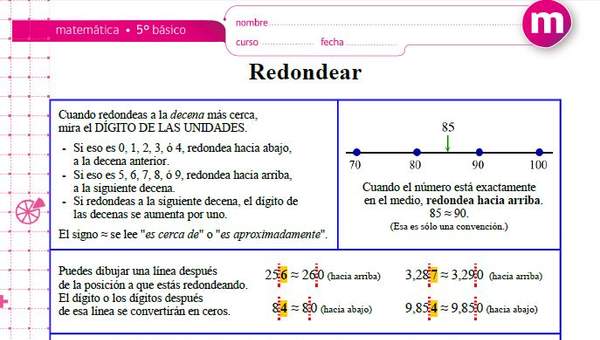 Redondear números a la decena más cercana