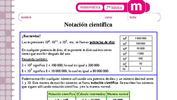 Notación científica