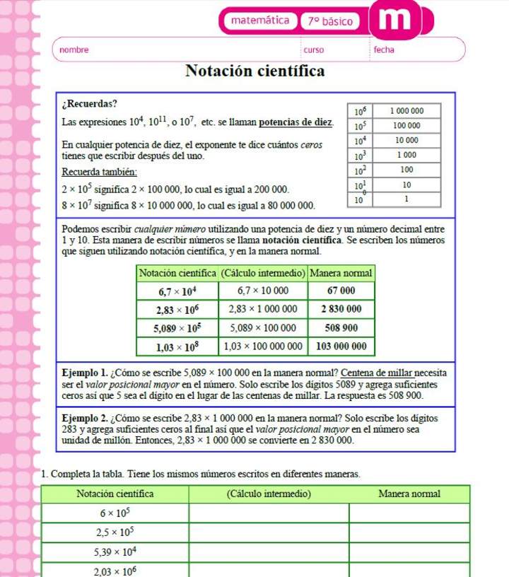 Notación científica