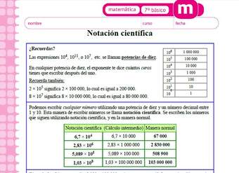 Notación científica