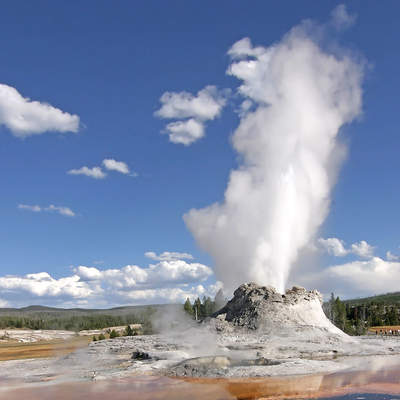 Géiser en el Parque Yellowstone