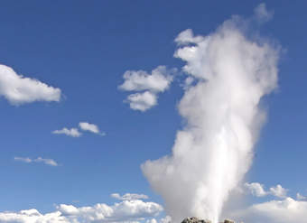 Géiser en el Parque Yellowstone