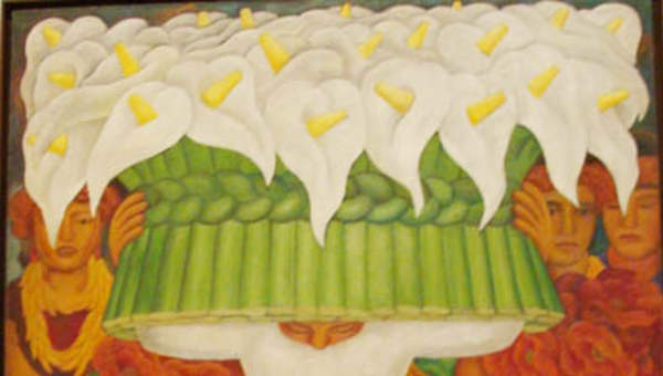 Vendedora de flores de Diego Rivera