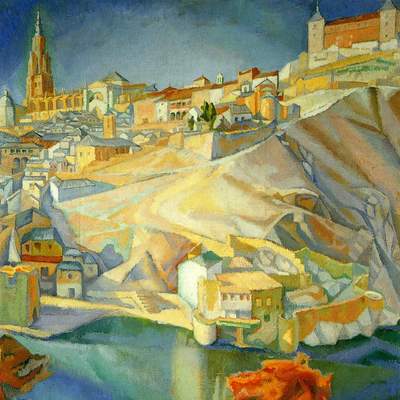 Paisaje de Toledo de Diego Rivera