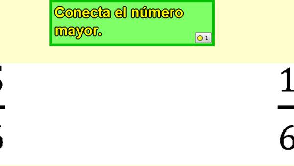 Comparando fracciones (I)