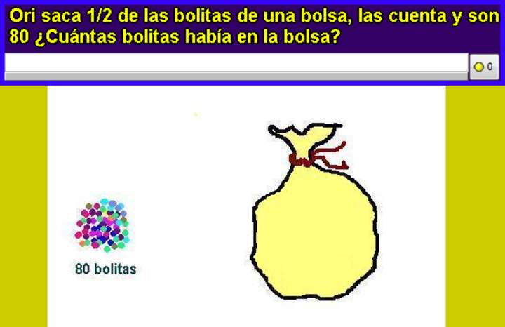 Fracción de un conjunto de bolitas (I)