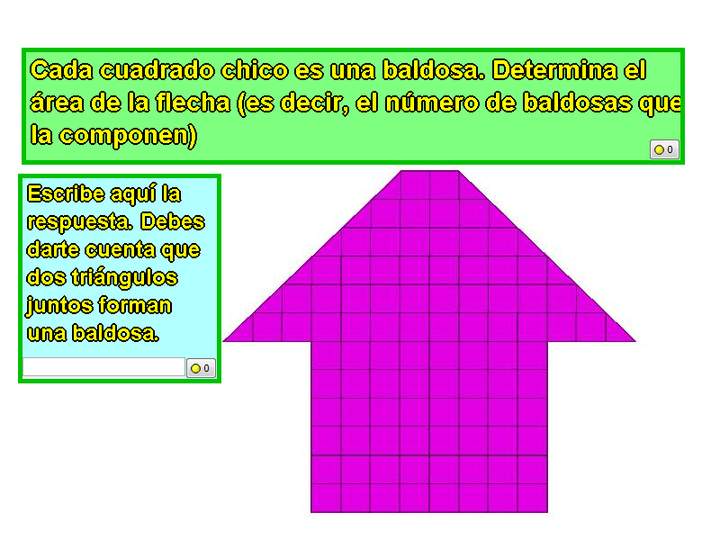 Área de forma geométrica en una cuadrícula (II)