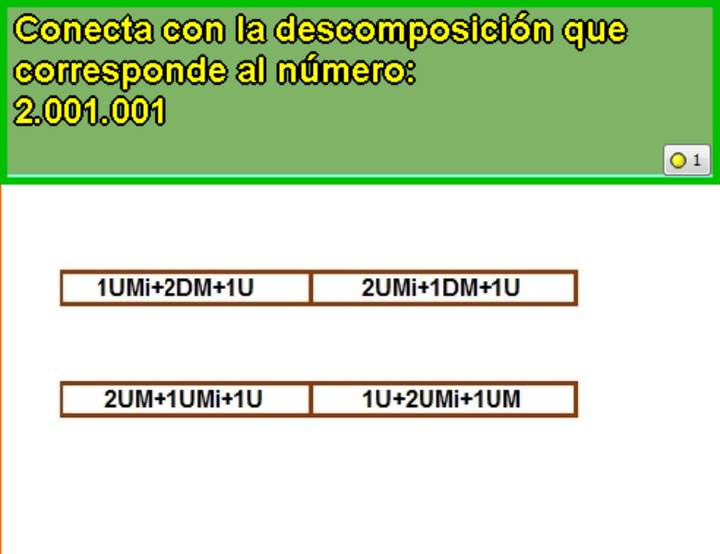 Componer y descomponer números en forma aditiva (V)