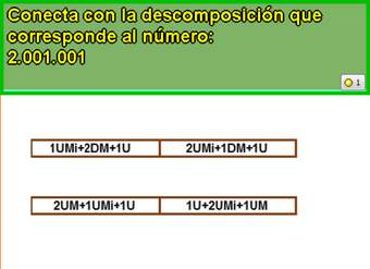 Componer y descomponer números en forma aditiva (V)