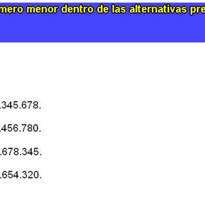 Comparar números en el ámbito de los millones