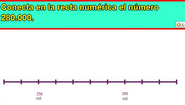 Ubicar número en la recta numérica (VIII)