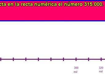 Ubicar número en la recta numérica (IX)