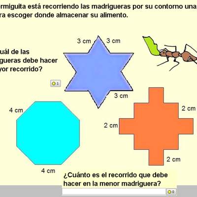 Recorrido de hormiga