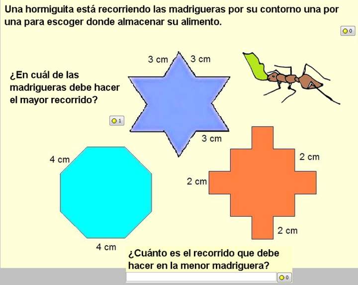 Recorrido de hormiga