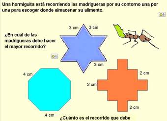 Recorrido de hormiga