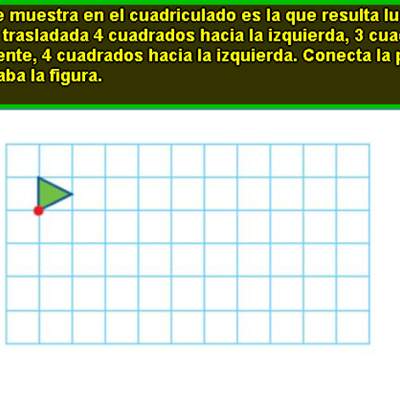 Triángulo en una cuadrícula