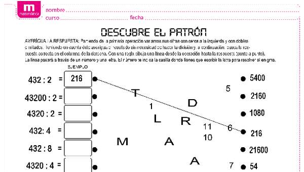 División por un dígito (II)