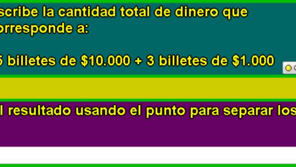 Cantidad de billetes (II)