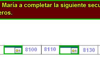 Completar secuencia numérica (II)