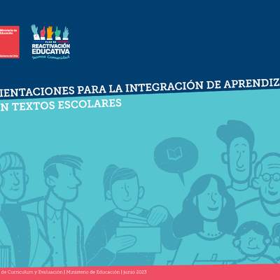 Orientaciones para la integración de aprendizajes con Textos Escolares