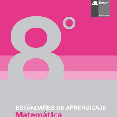 Estándares de Aprendizaje Matemática 8° básico