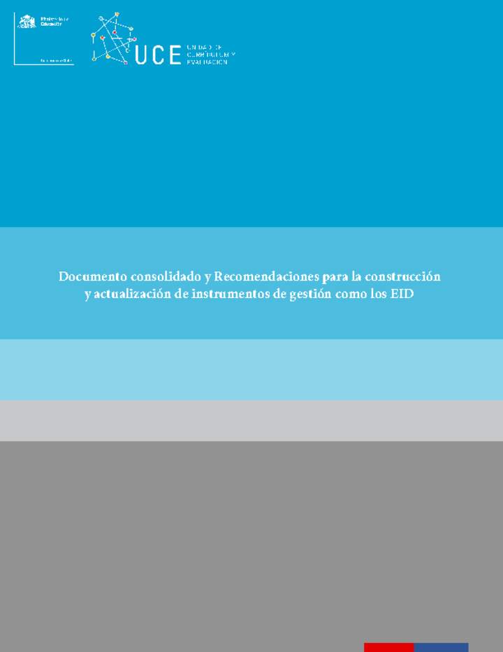 Recomendaciones para la construcción y actualización de instrumentos de gestión como los EID