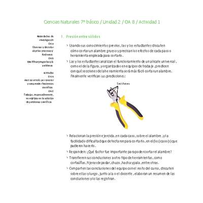 Ciencias Naturales 7° básico-Unidad 2-OA8-Actividad 1