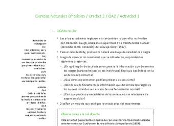 Ciencias Naturales 8° básico-Unidad 2-OA2-Actividad 1