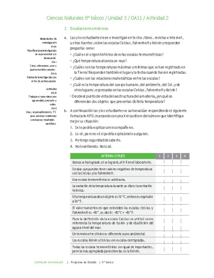 Ciencias Naturales 8° básico-Unidad 3-OA11-Actividad 2