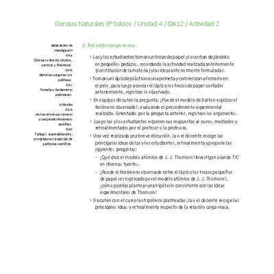 Ciencias Naturales 8° básico-Unidad 4-OA12-Actividad 2