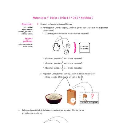 Matemática 7° básico -Unidad 1-OA 2-Actividad 7