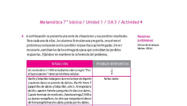 Matemática 7° básico -Unidad 1-OA 3-Actividad 4