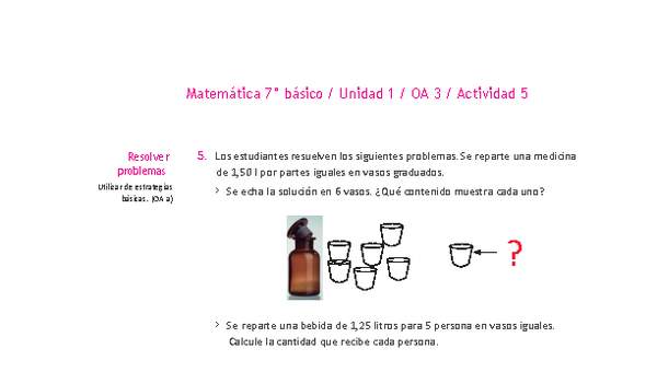 Matemática 7° básico -Unidad 1-OA 3-Actividad 5