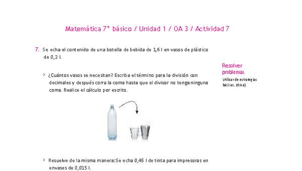 Matemática 7° básico -Unidad 1-OA 3-Actividad 7