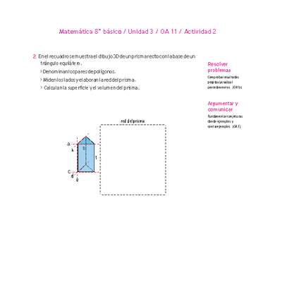 Matemática 8° básico -Unidad 3-OA 11-Actividad 2