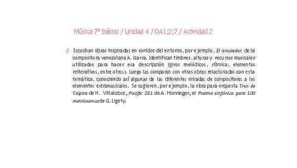 Música 7° básico-Unidad 4-OA1;2;7-Actividad 2