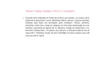 Música 7° básico-Unidad 4-OA1;2;7-Actividad 2