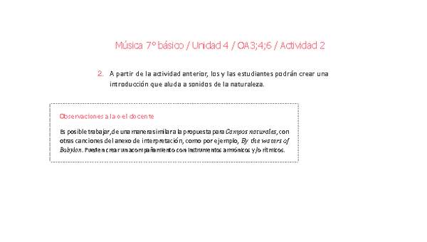Música 7° básico-Unidad 4-OA3;4;6-Actividad 2