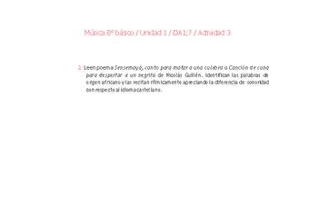 Música 8° básico-Unidad 1-OA1;7-Actividad 3