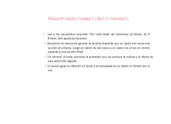Música 8° básico-Unidad 2-OA2;7-Actividad 1
