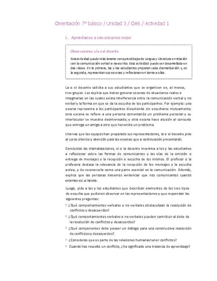 Orientación 7° básico-Unidad 3-OA6-Actividad 1