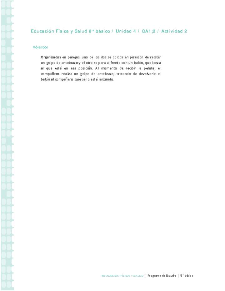 Educación Física 8° básico-Unidad 4-OA1;2-Actividad 2