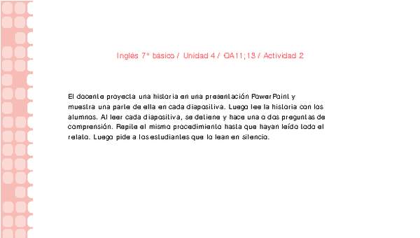 Inglés 7° básico-Unidad 4-OA11;13-Actividad 2