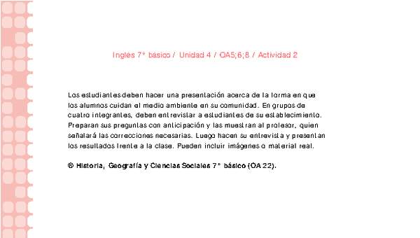 Inglés 7° básico-Unidad 4-OA5;6;8-Actividad 2